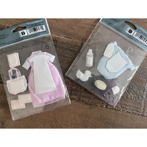 Jolee's Boutique Sticker Collage Crafting Stickopotamus Baby Boy and Girl Outfit